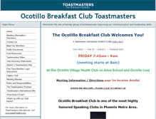 Tablet Screenshot of obctoastmasters.com